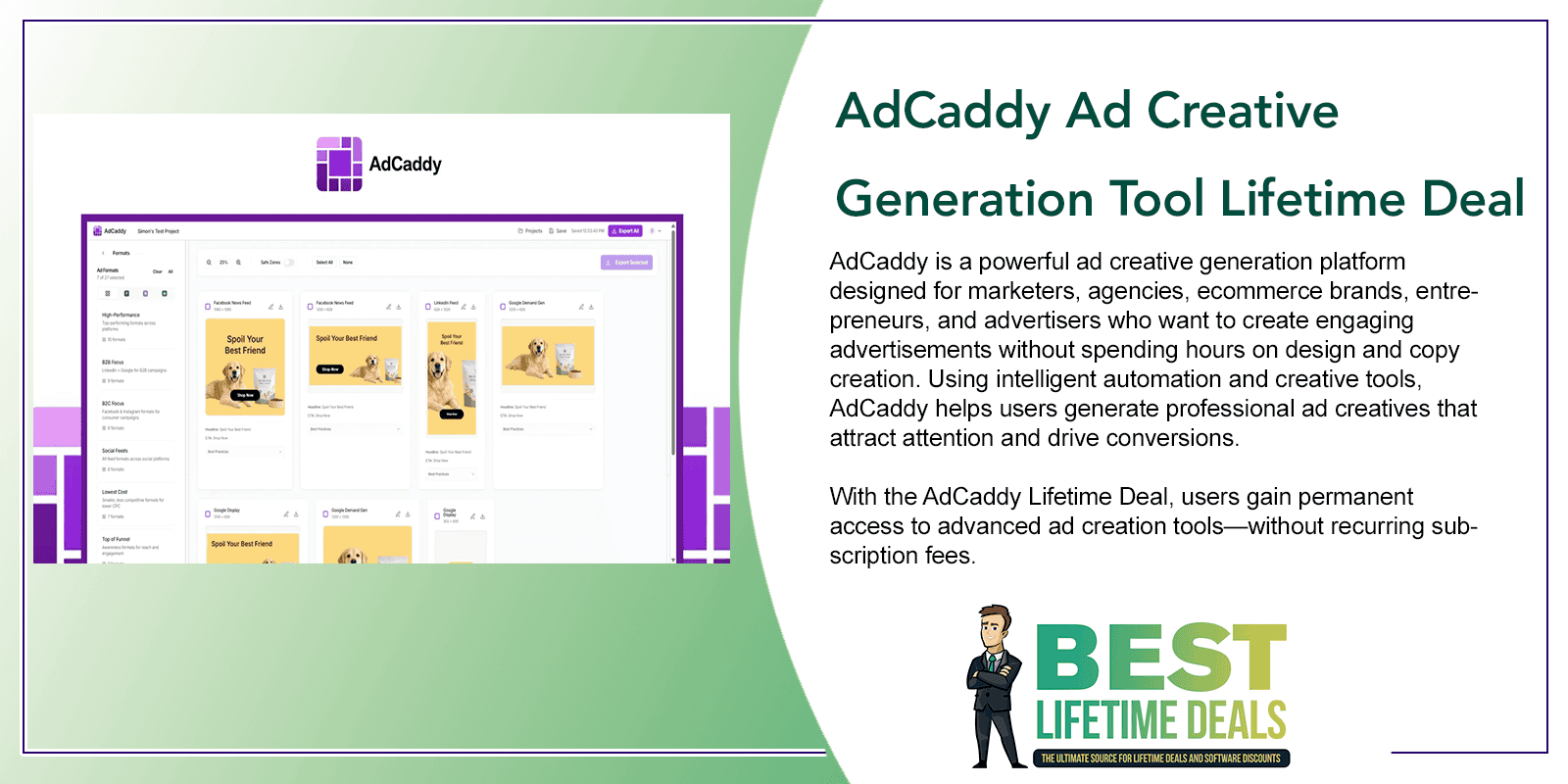 AdCaddy Ad Creative Generation Tool Featured Image