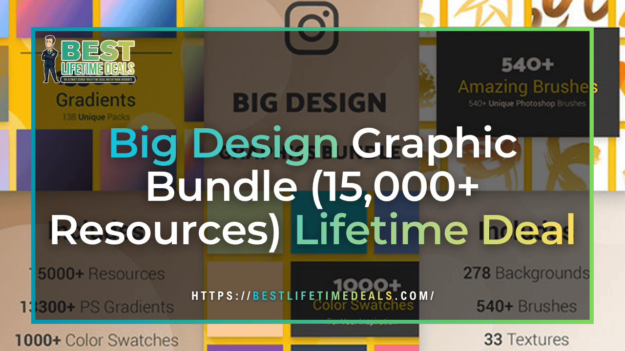 Big Design Graphic Bundle (15,000+ Resources) Lifetime Deal