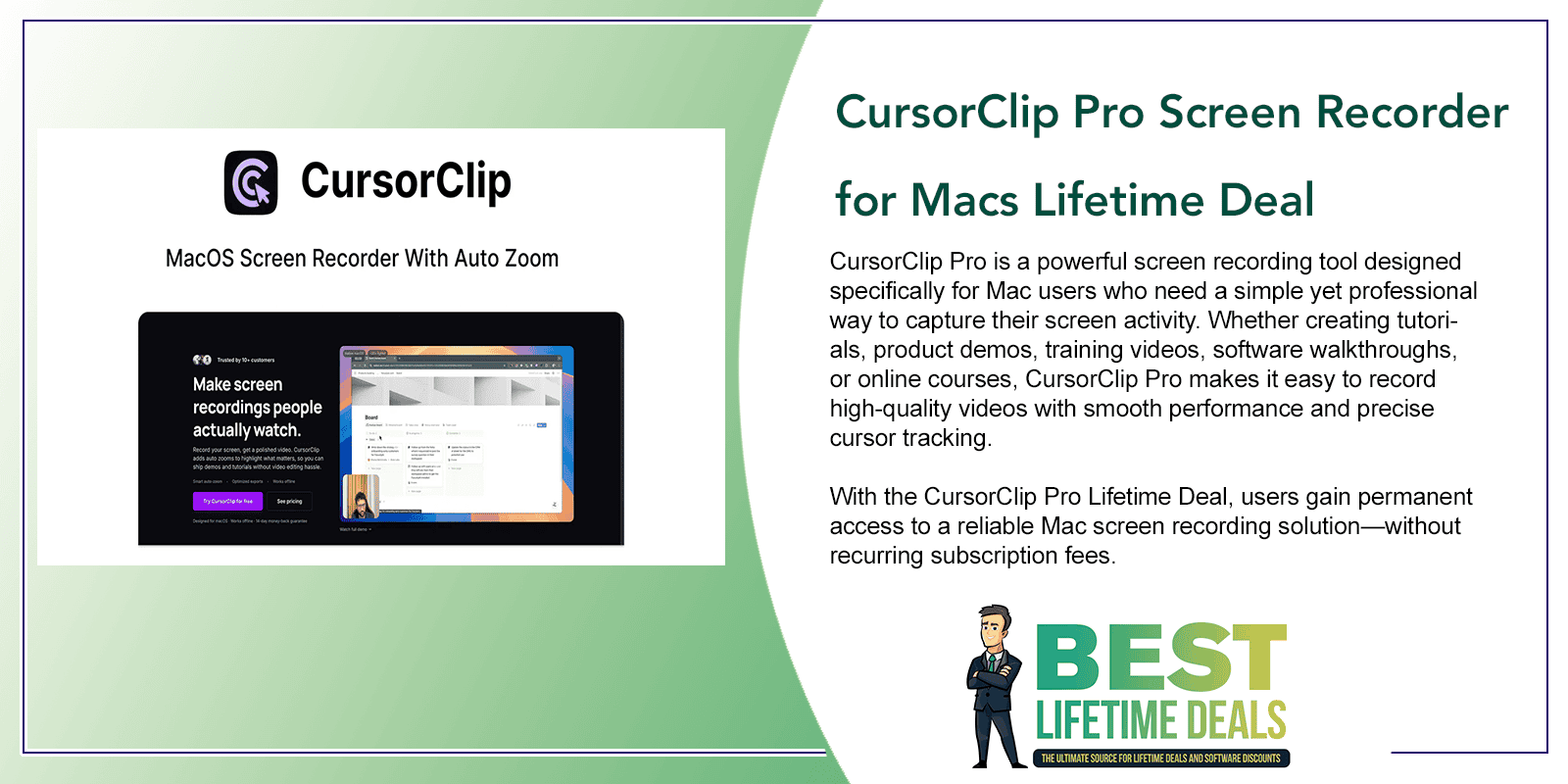 CursorClip Pro Screen Recorder Featured Image