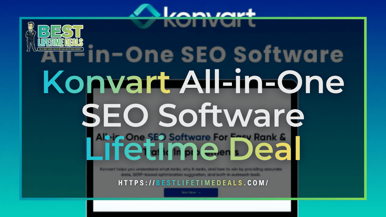 Konvart All in One SEO Software Lifetime Deal Cover