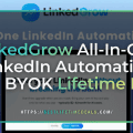 LinkedGrow All In One LinkedIn Automation Tool BYOK Lifetime Deal Cover