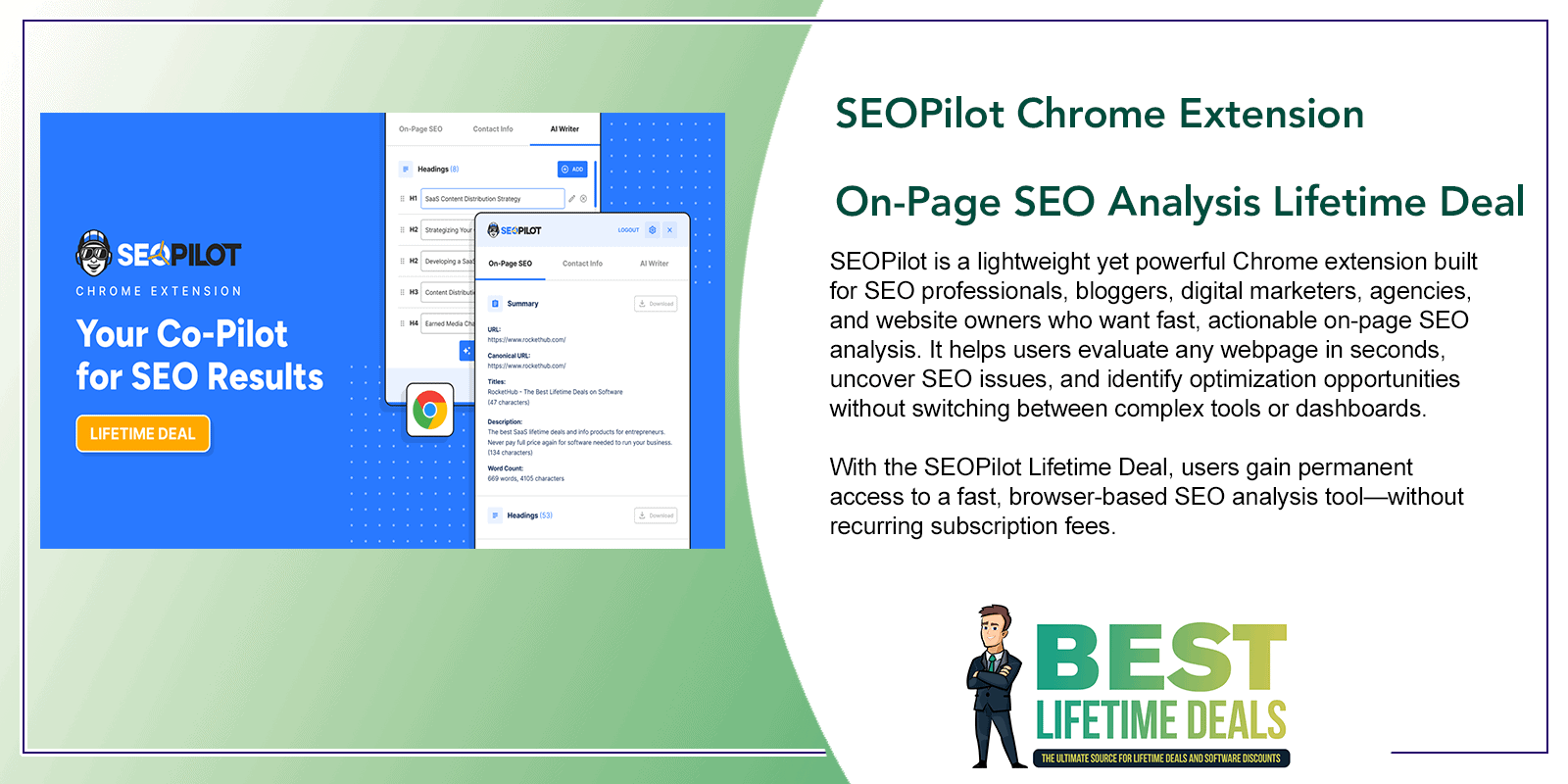 SEOPilot Chrome Extension On Page SEO Analysis Featured Image