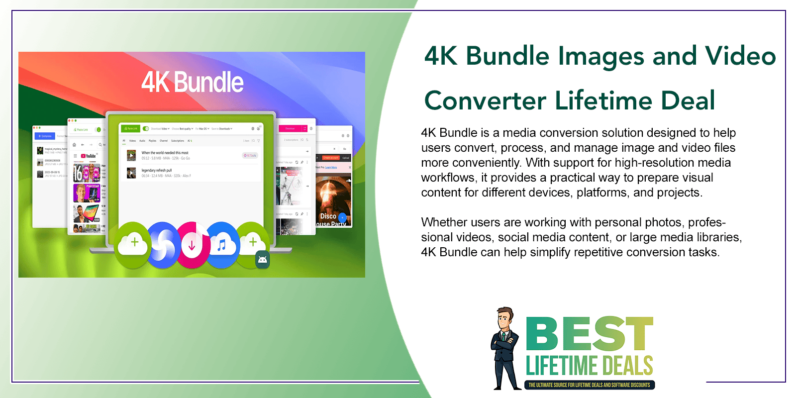 4K Bundle Images and Video Converter Lifetime Deal Featured Image
