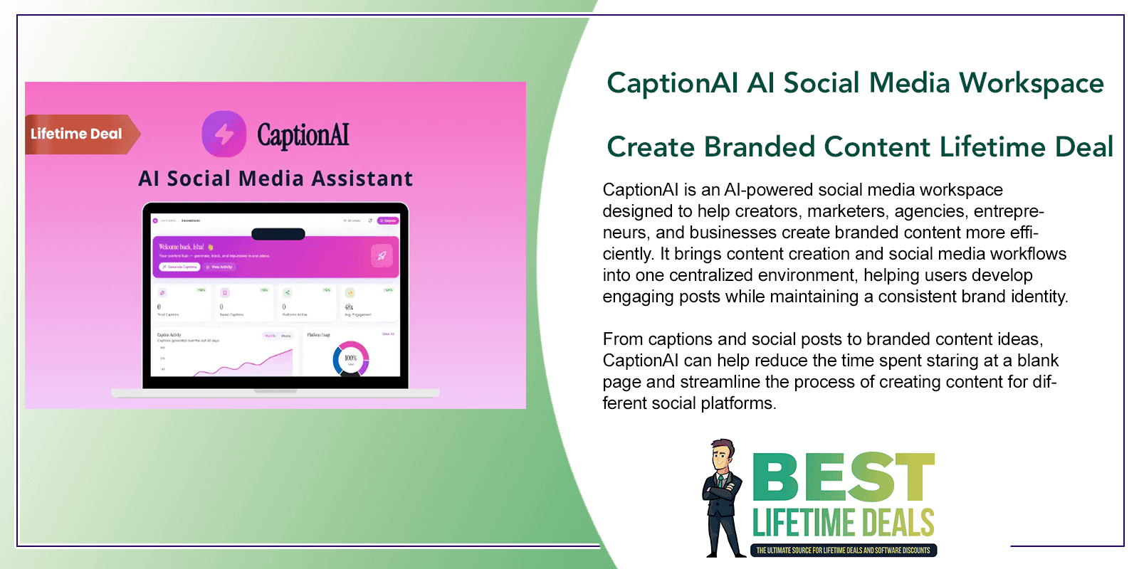 CaptionAI AI Social Media Workspace Featured Image