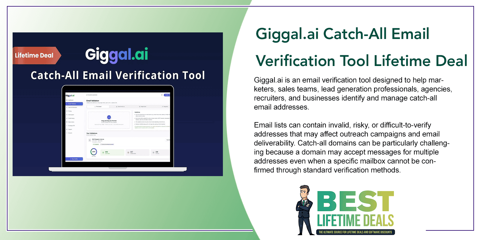Giggal.ai Catch All Email Verification Tool